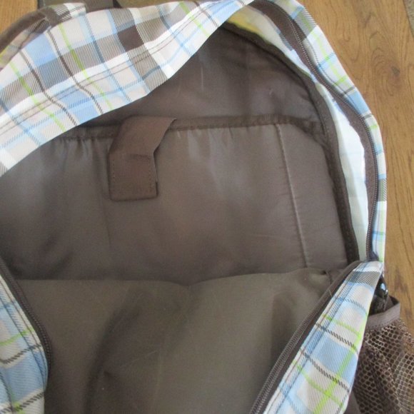 Thirty One 31 Plaid Full Size Backpack 20” - Picture 6 of 6